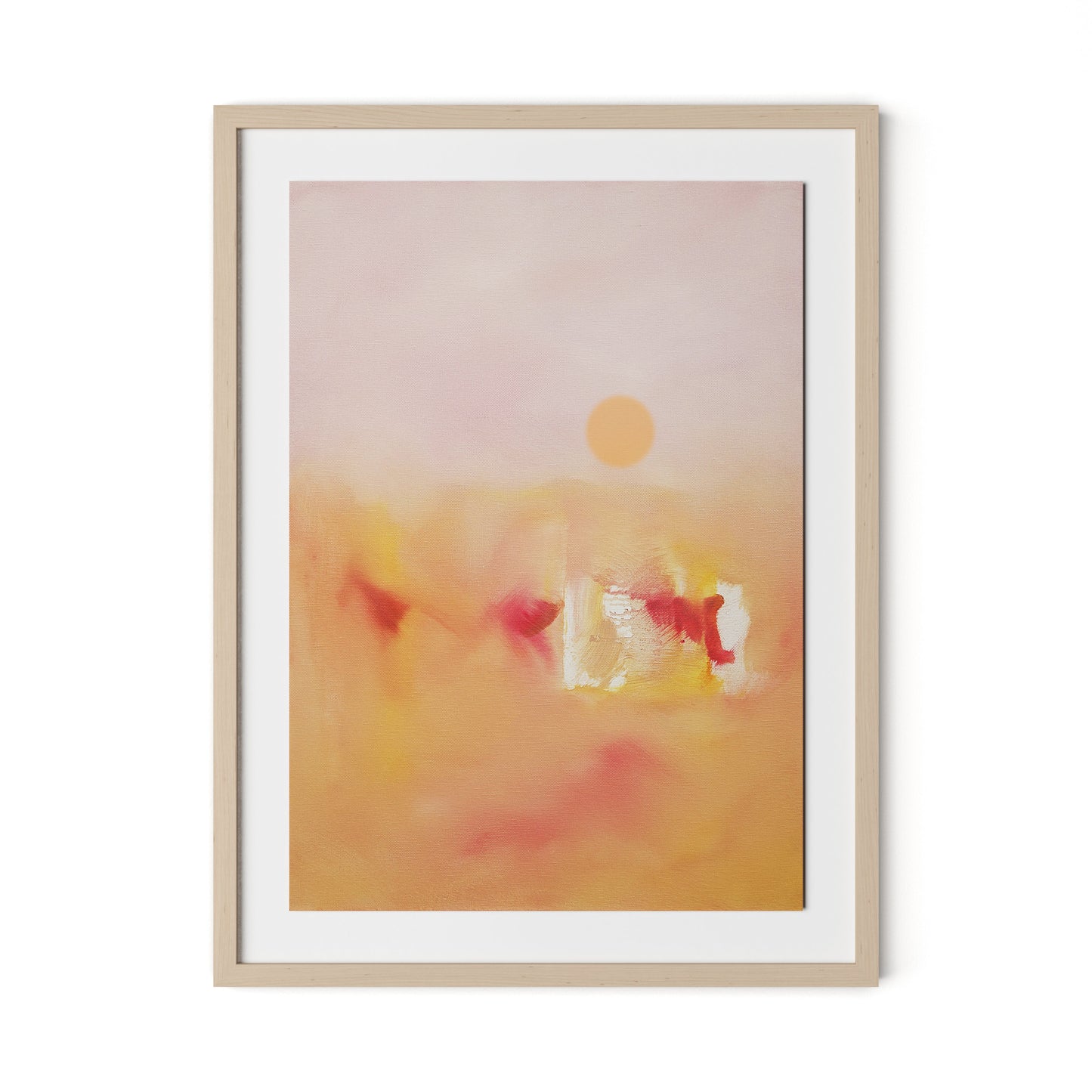 Serengeti Release Framed Paper / 24 x 32 in / Natural Maple