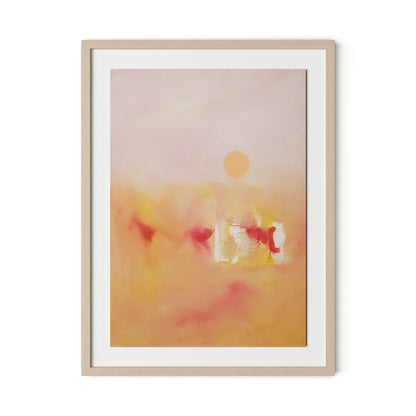 Serengeti Release Framed Paper / 24 x 32 in / Natural Maple