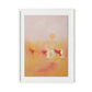 Serengeti Release Framed Paper / 24 x 32 in / White