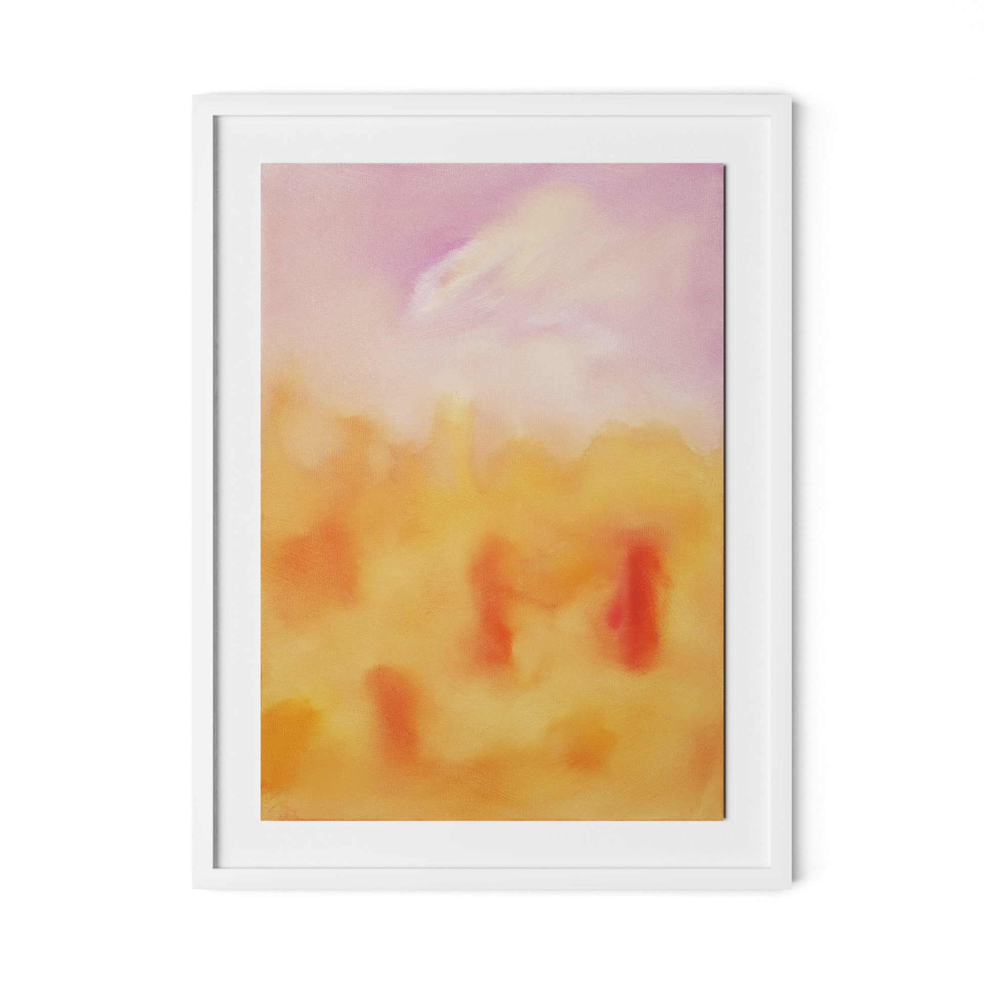 Marakech Figures IV Framed Paper / 24 x 32 in / White