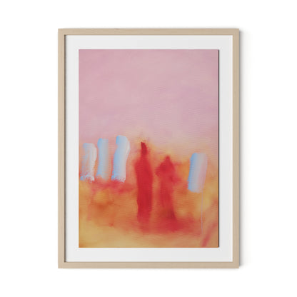 Wash Day Marakech Framed Paper / 24 x 32 in / Natural Maple