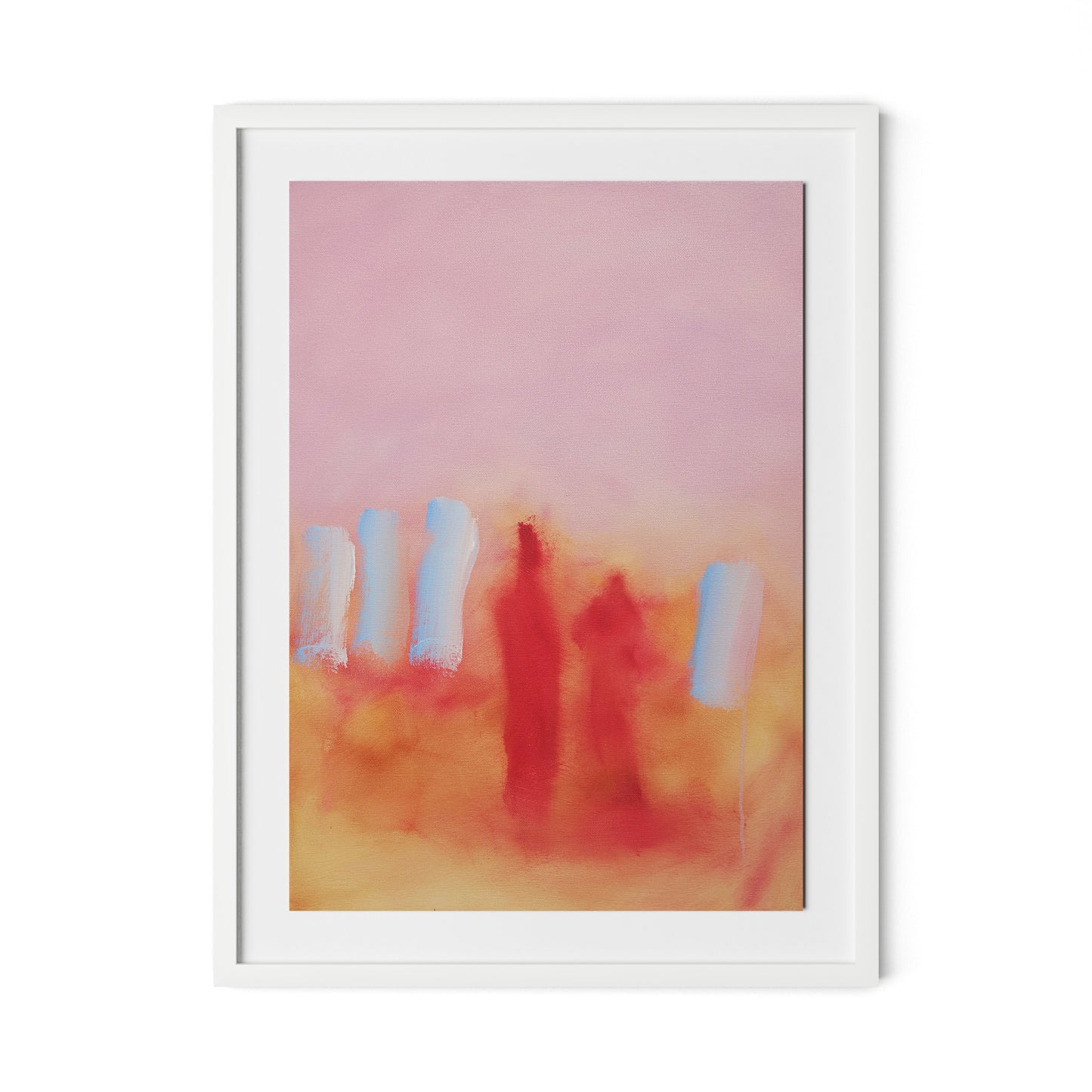 Wash Day Marakech Framed Paper / 24 x 32 in / White