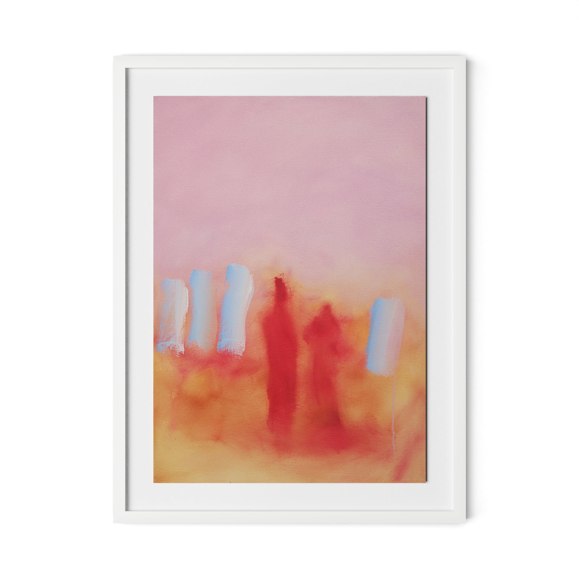 Wash Day Marakech Framed Paper / 24 x 32 in / White