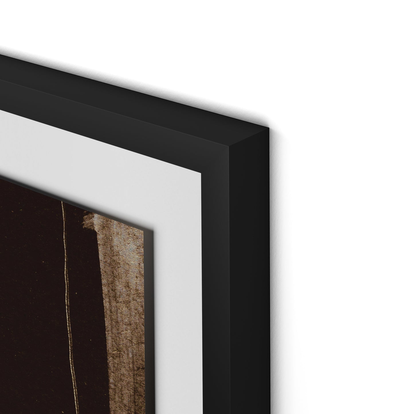 Evening Framed Paper / 24 x 32 in / Black