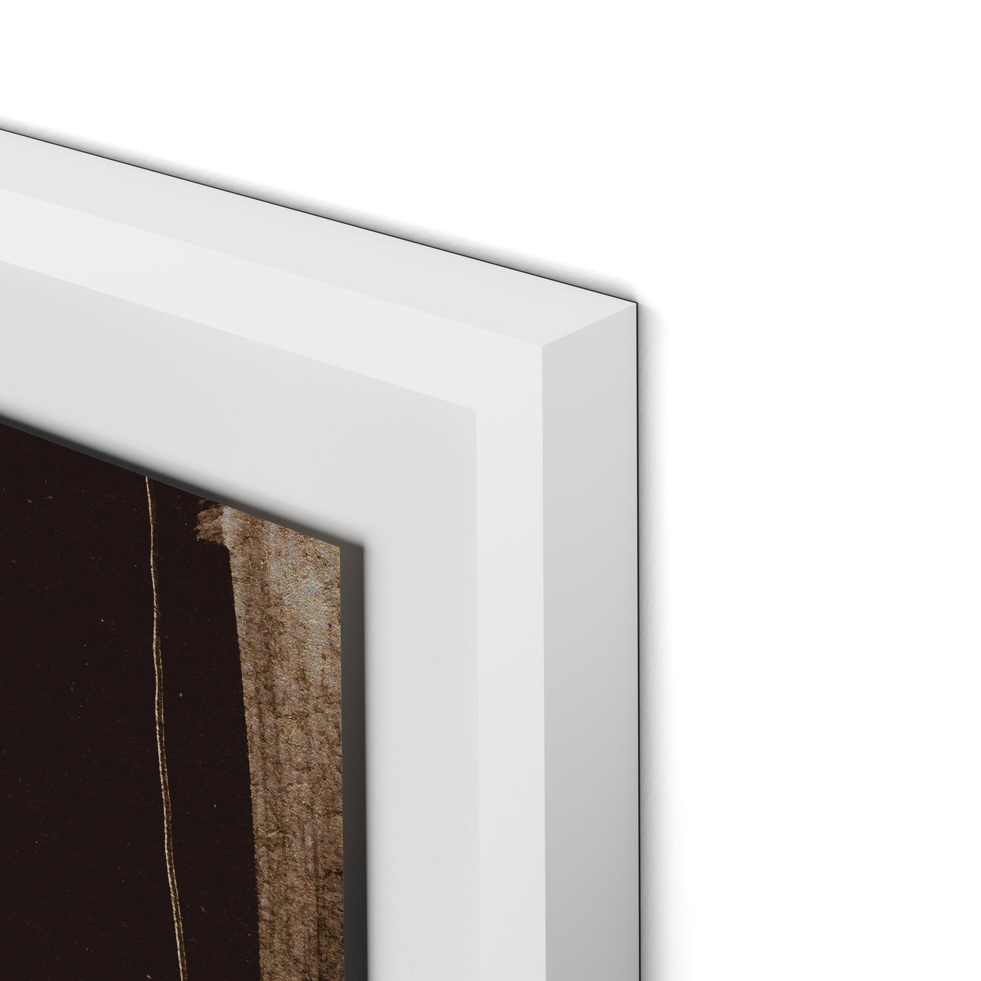 Evening Framed Paper / 24 x 32 in / White