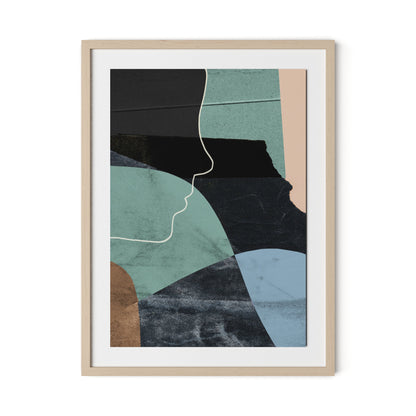 The Way Before Framed Paper / 24 x 32 in / Black