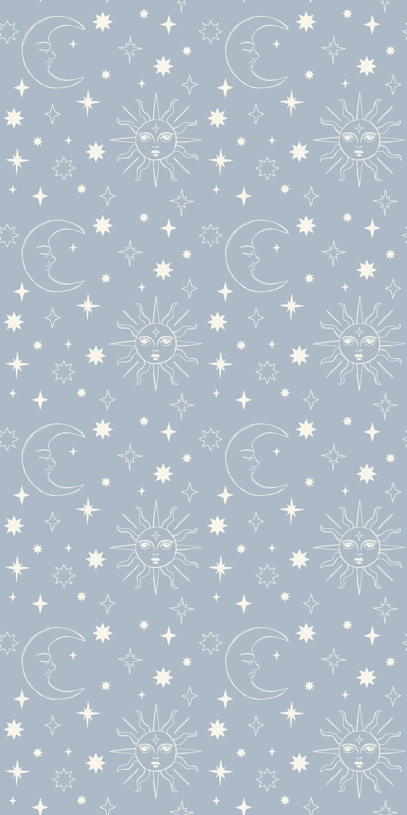 Celestial Skies in Powder color