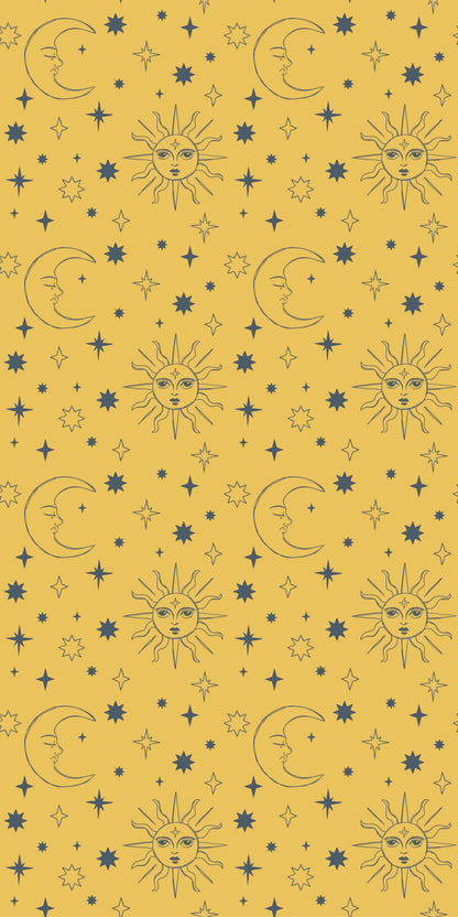 Image of Celestial Skies in Starlight Wallpaper