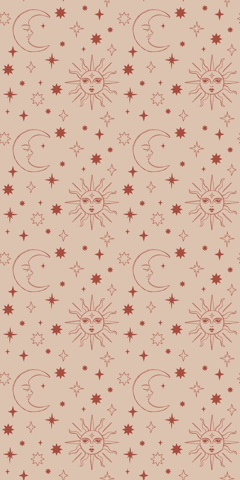 Celestial Skies in Blush color
