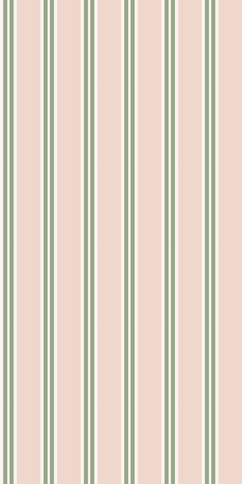 Charlie Stripe in Blush/Leaf color
