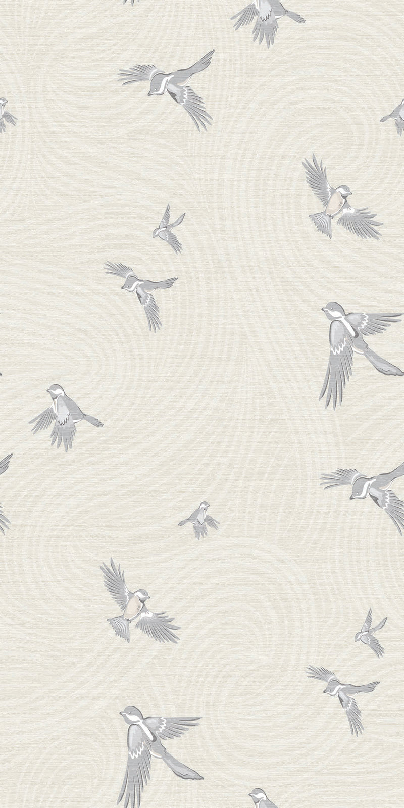 Chickadee Birds in Light Tan color