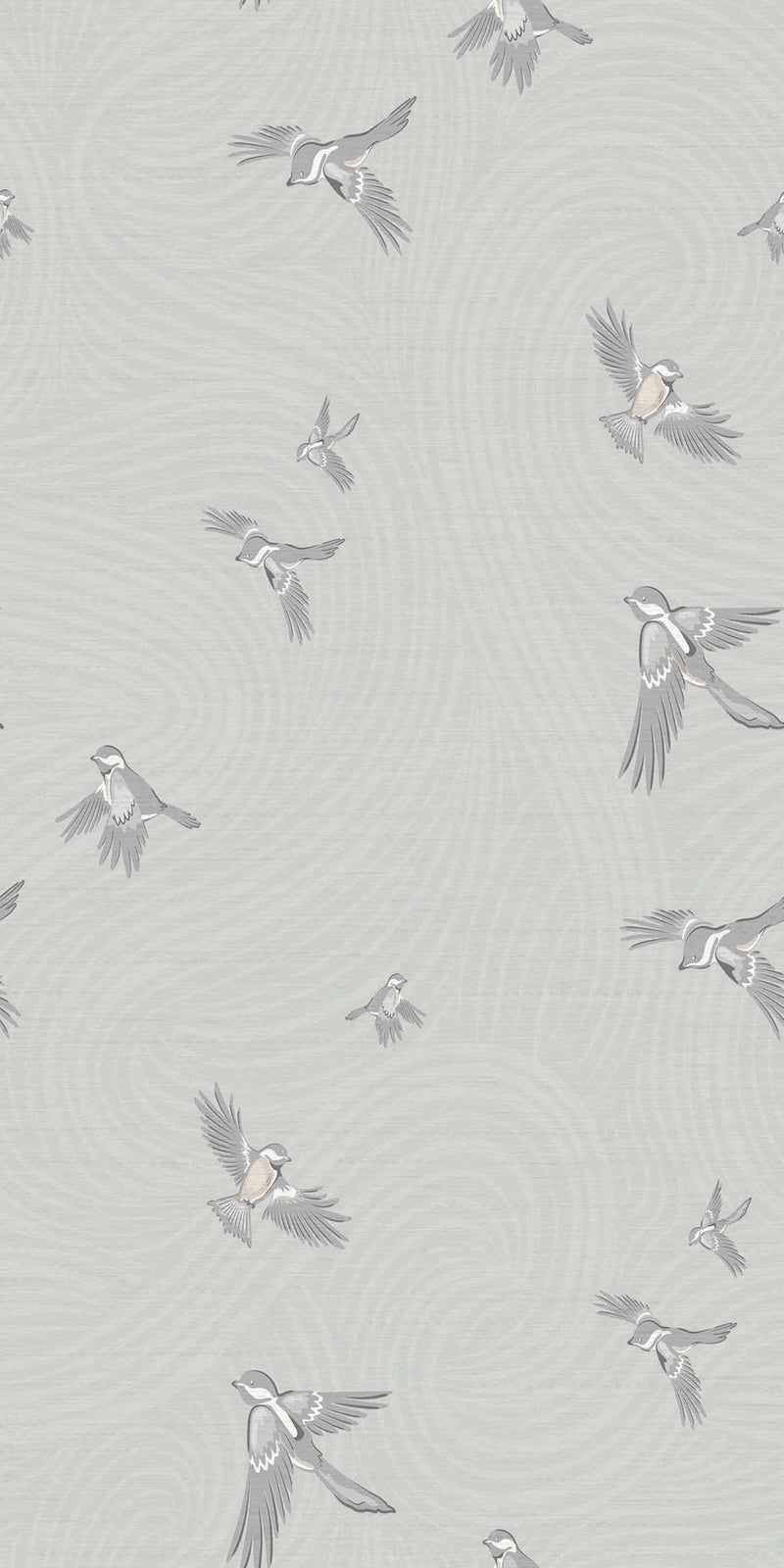 Chickadee Birds in Sky color