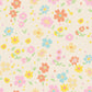 Image of Childhood Floral in Pastel Wallpaper