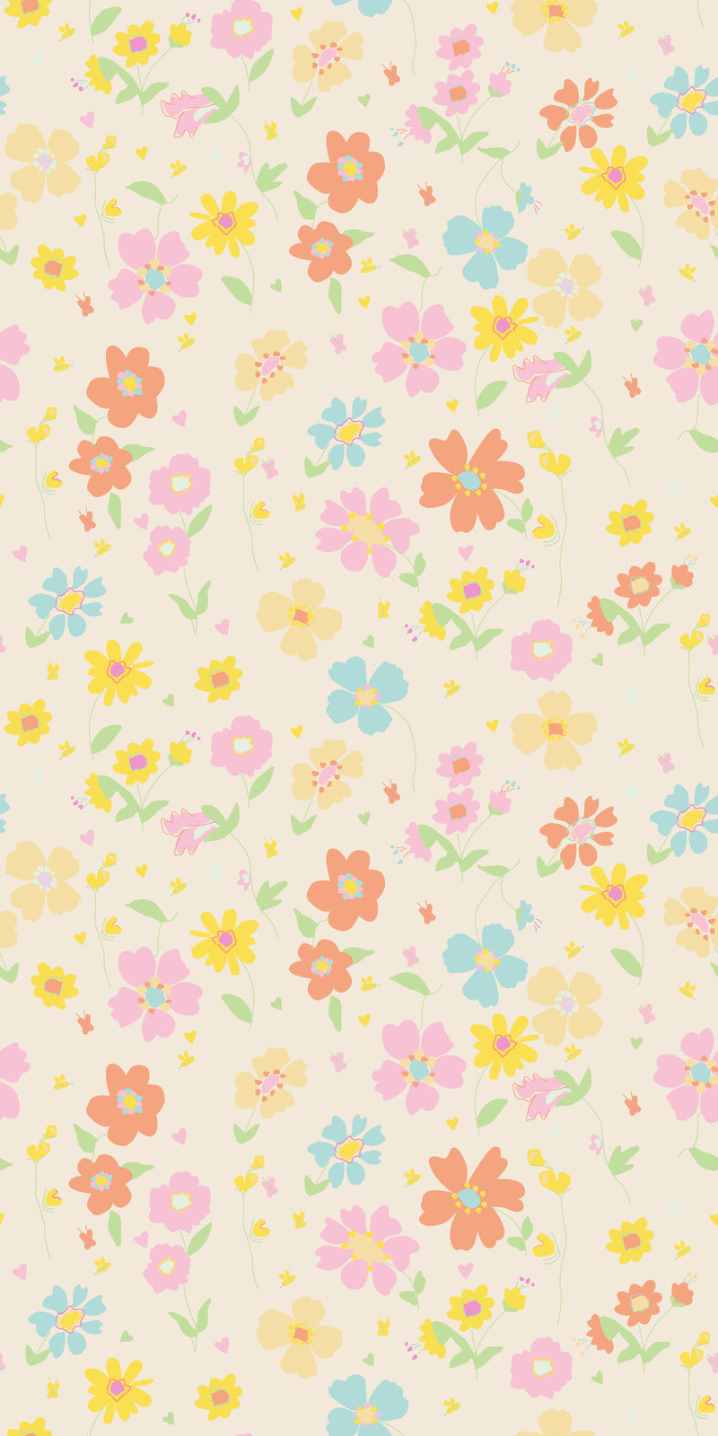 Childhood Floral in Pastel color