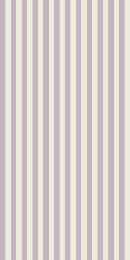 Image of Classic Stripe in Lilac Wallpaper