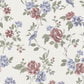 Image of Climbing Blossom in Mauve/Sky Blue Wallpaper