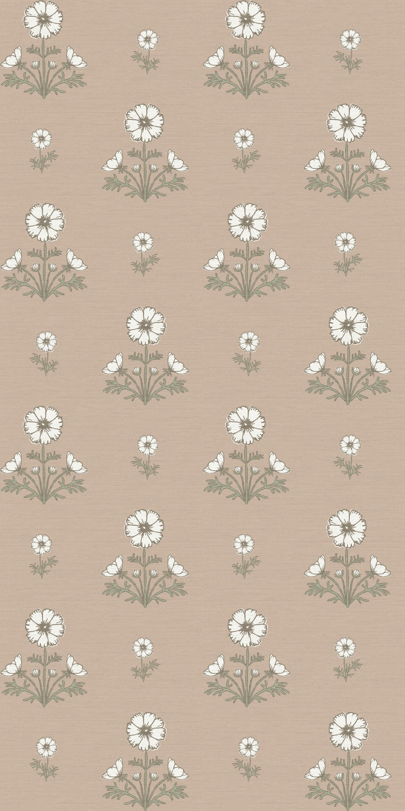Cosmo Block Print in White/Blush color