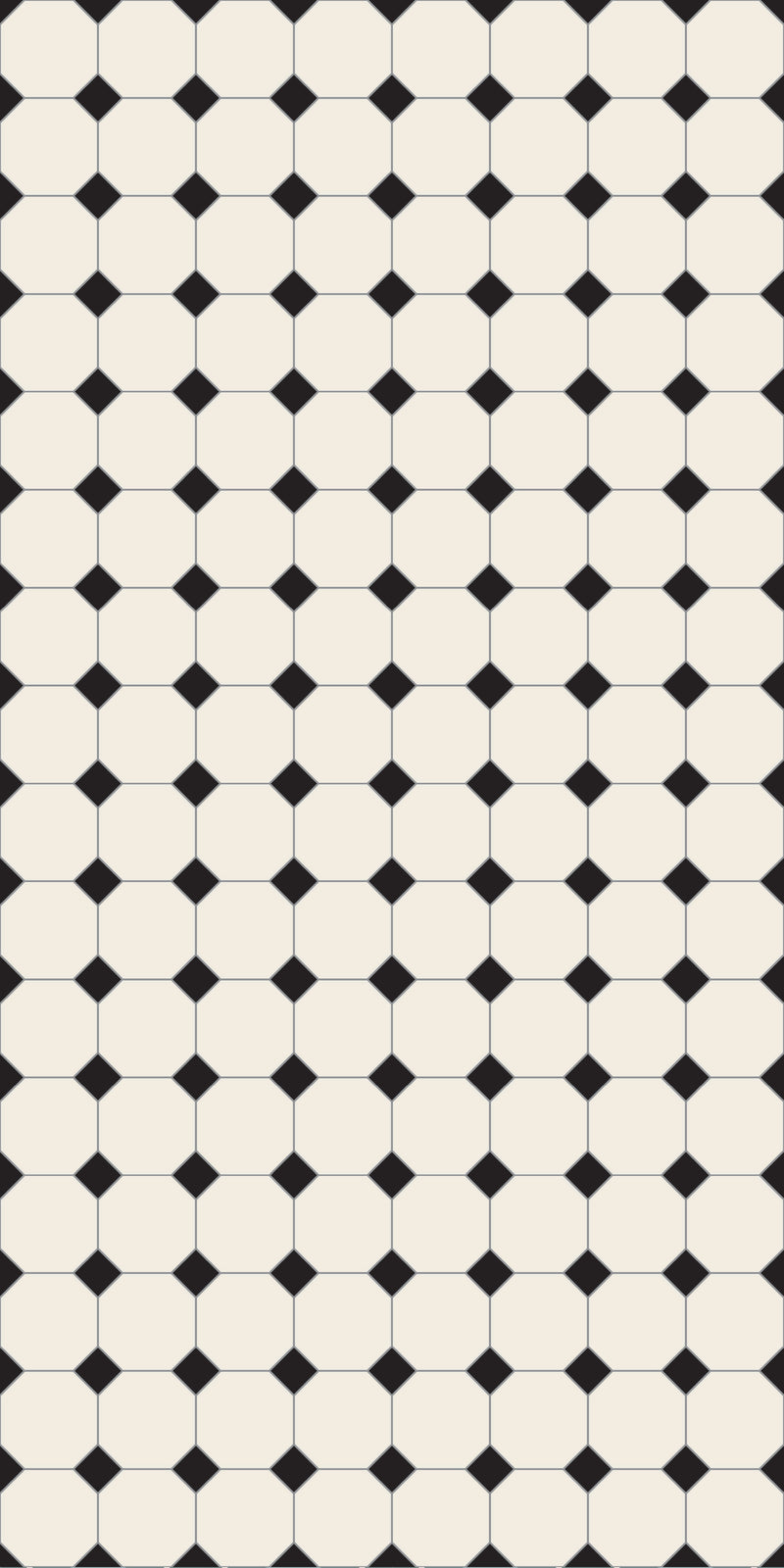 Dual Grid Tile Decal in Black/White color