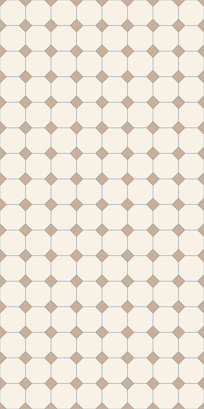 Dual Grid Tile Decal in Tanglewood/Cream color