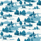 Image of Farm Toile in Denim Wallpaper
