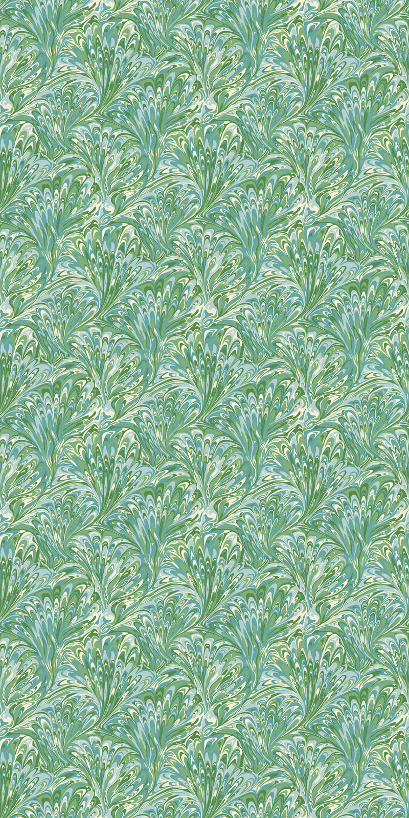 Feathered Marble in Sage Tide color