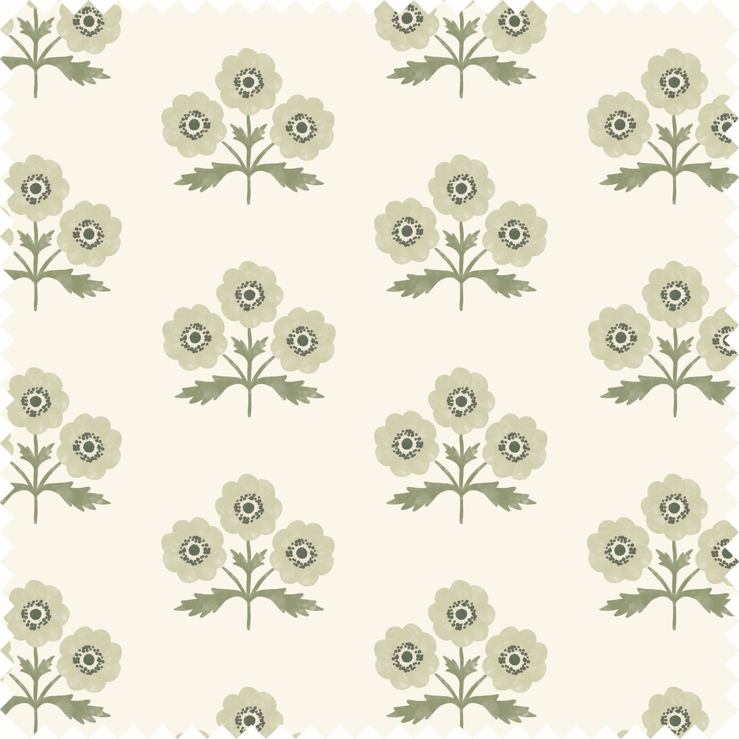 Field Floral Sheer Fabric