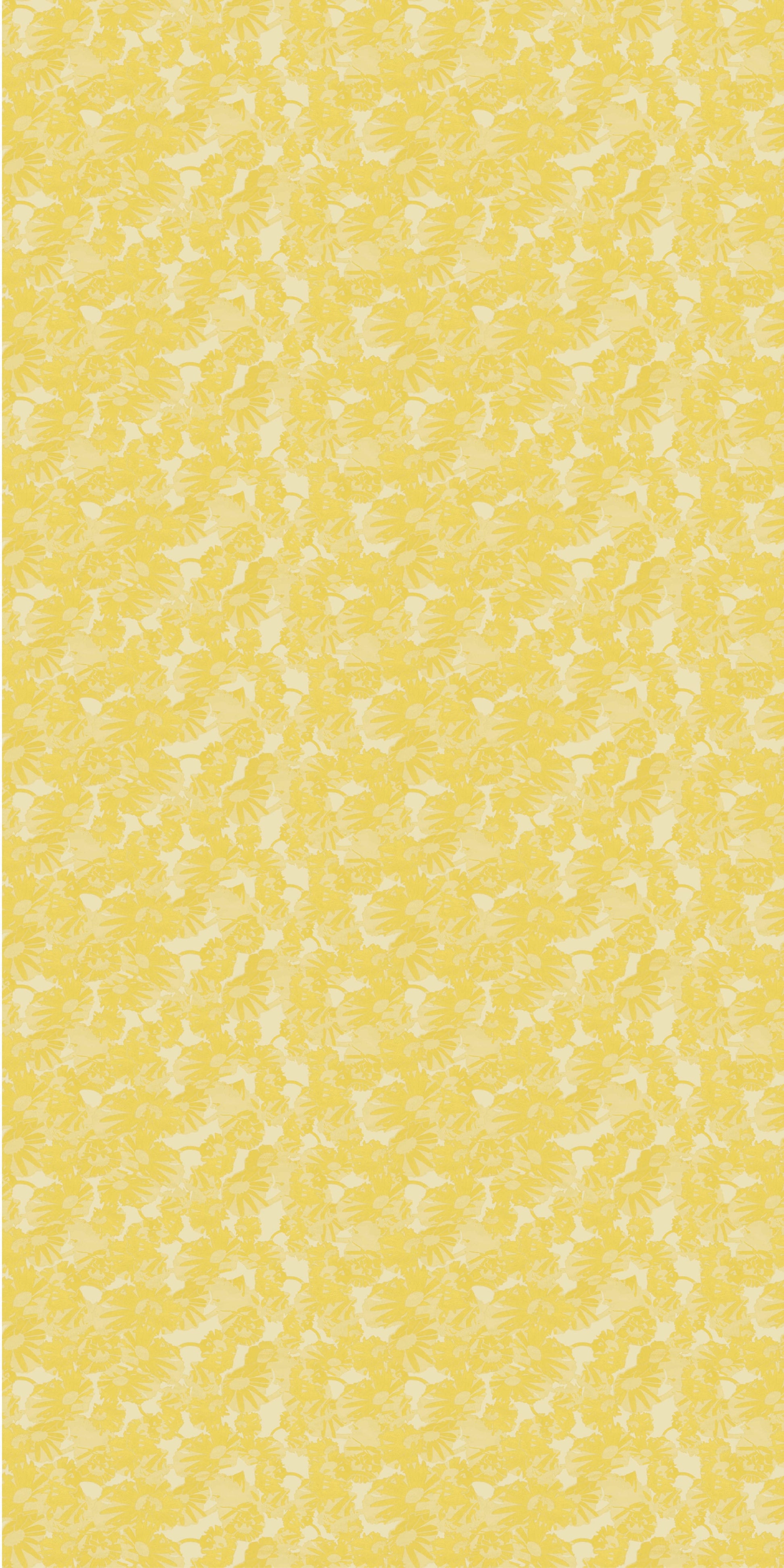 Flora Wallpaper in Honey