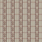 Image of Flora Plaid in Rust/Pink Wallpaper