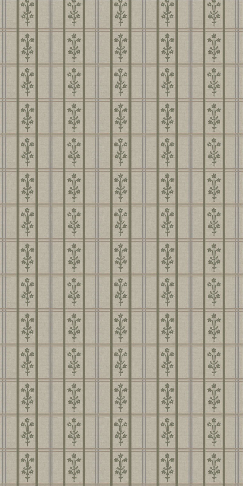 Flora Plaid in Blue/Green color