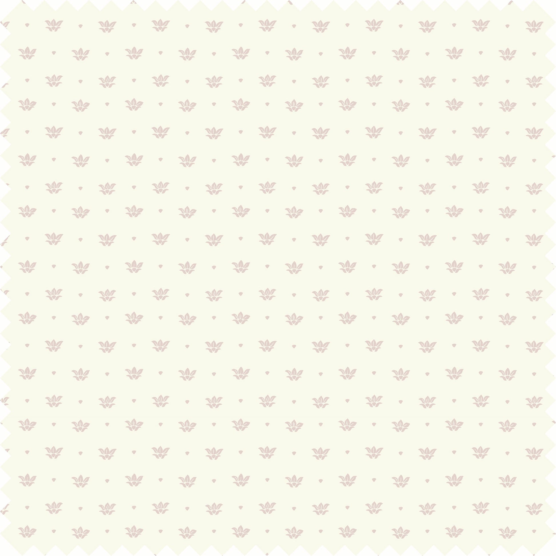 Floret Sheer Fabric in Cream/Pink