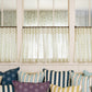 Floret Sheer Fabric in Cream/Olive