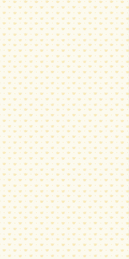 Image of Floret in Cream/Yellow Wallpaper