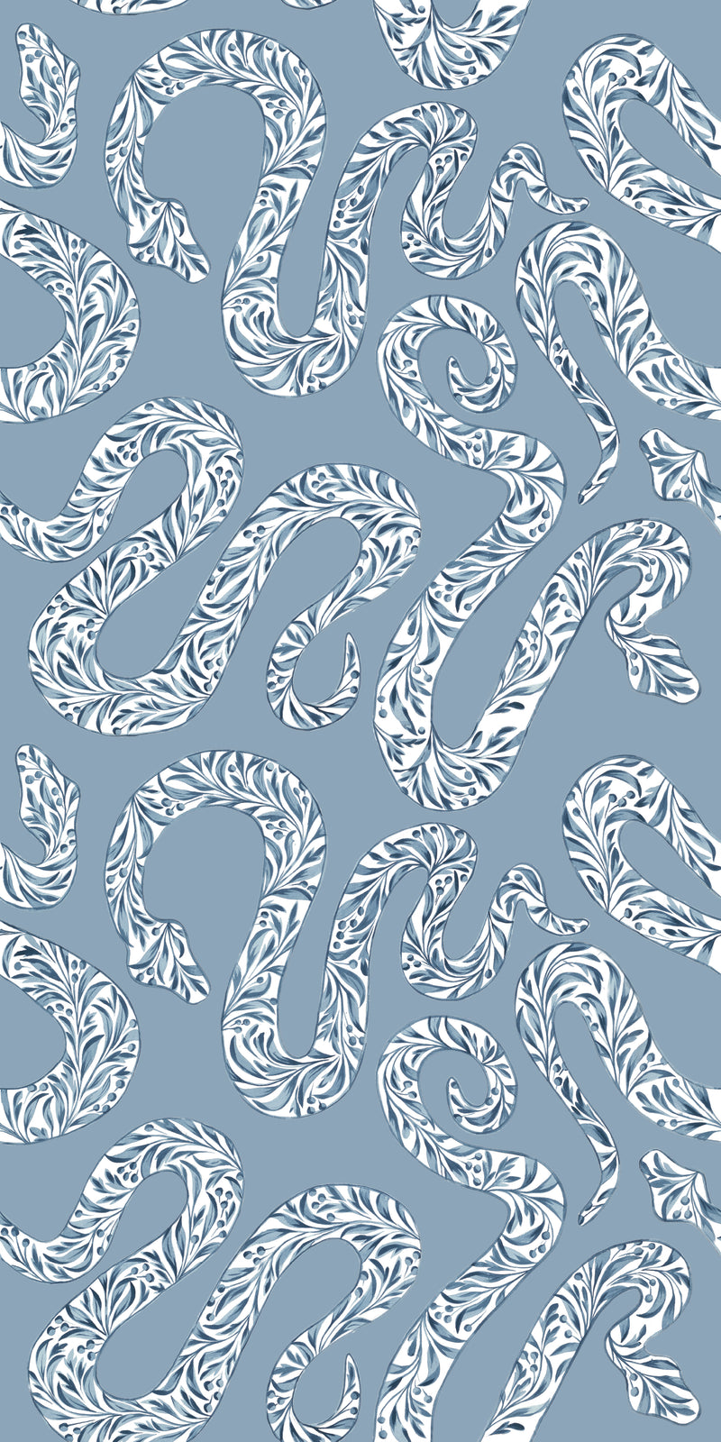 Garden Snake in Light Blue color