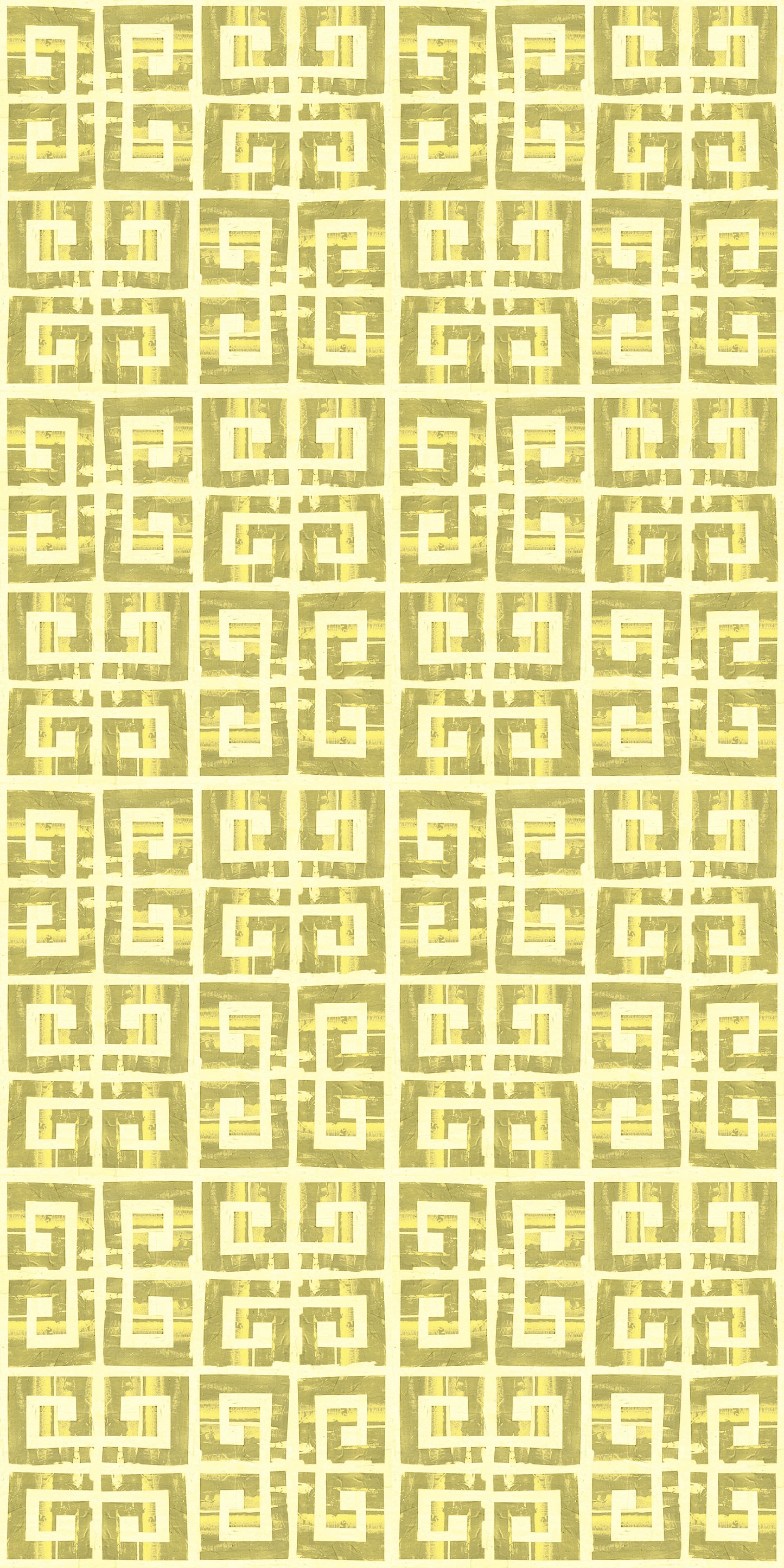 Greek Key Tile/Flooring in Limelight