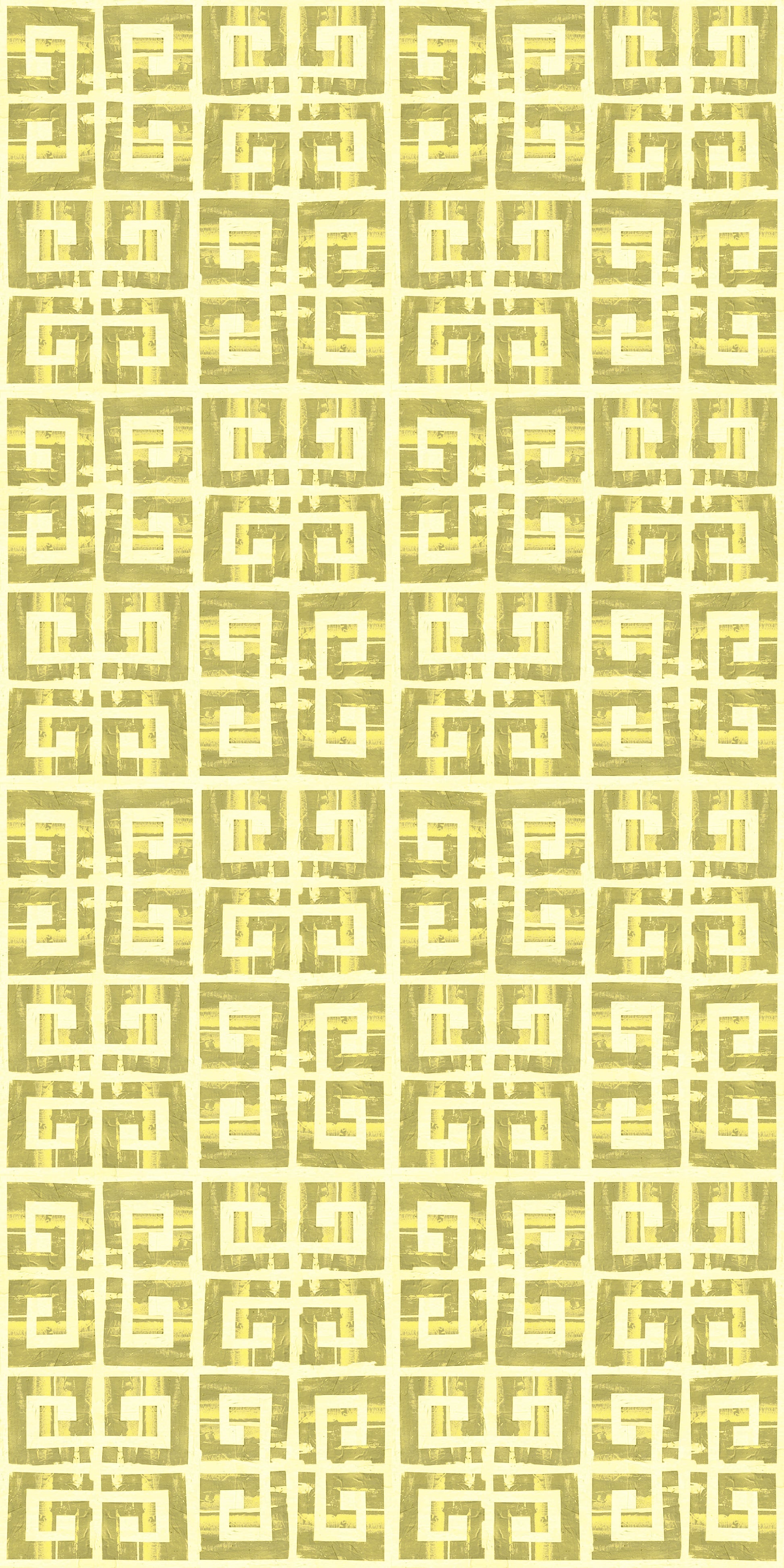 Greek Key Tile/Flooring in Limelight