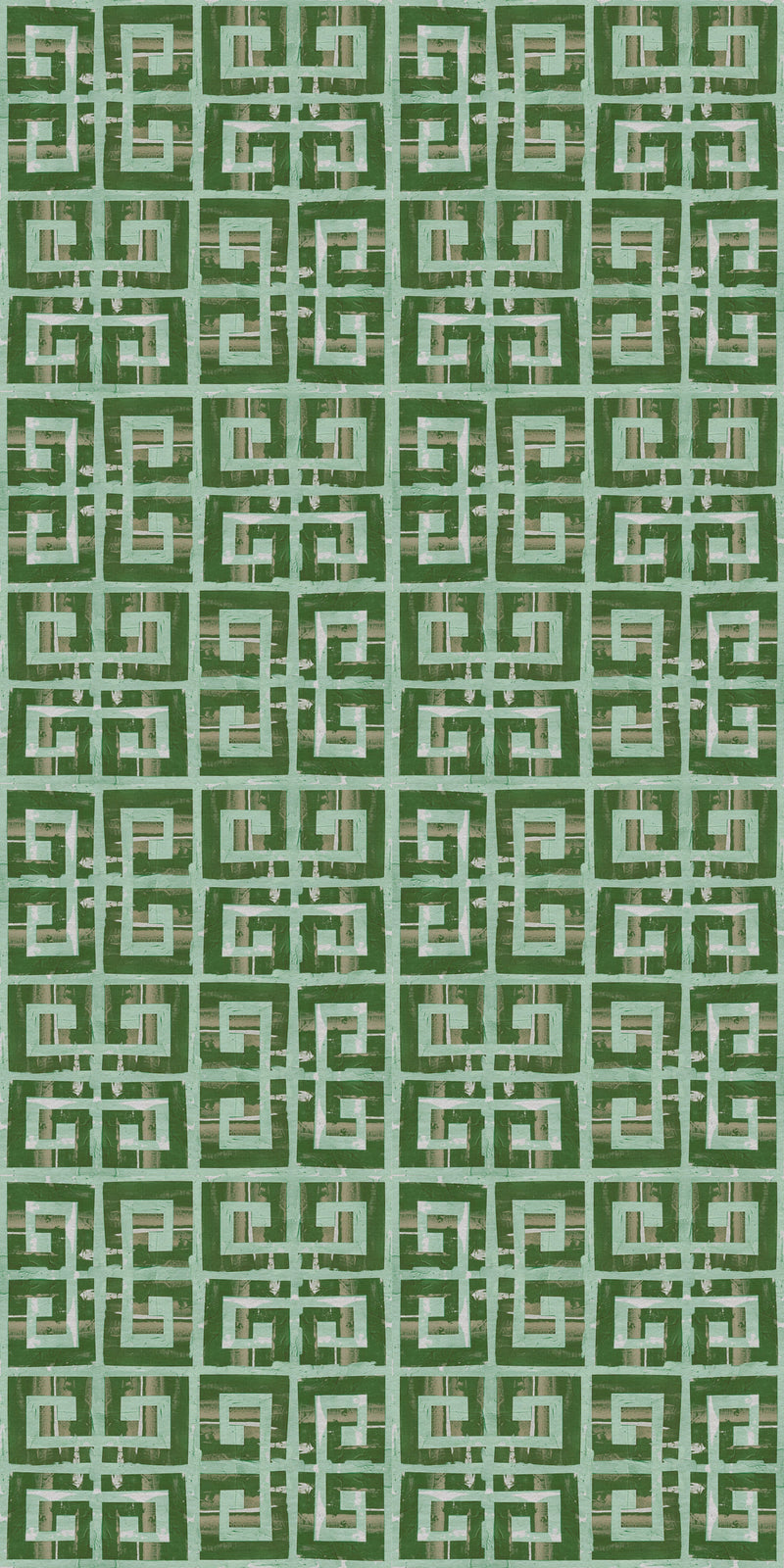 Greek Key in Sea color