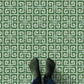 Greek Key Tile/Flooring in Sea