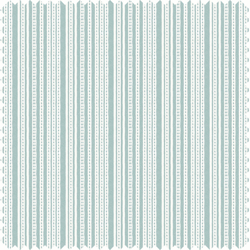 Harbor Stripe Fabric in Sky Blue color