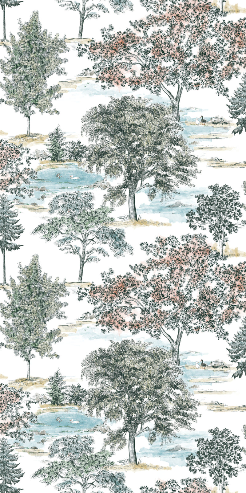 Heritage Toile in Multi A color