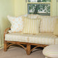 Haritage Vine Fabric in Cream/Lichen