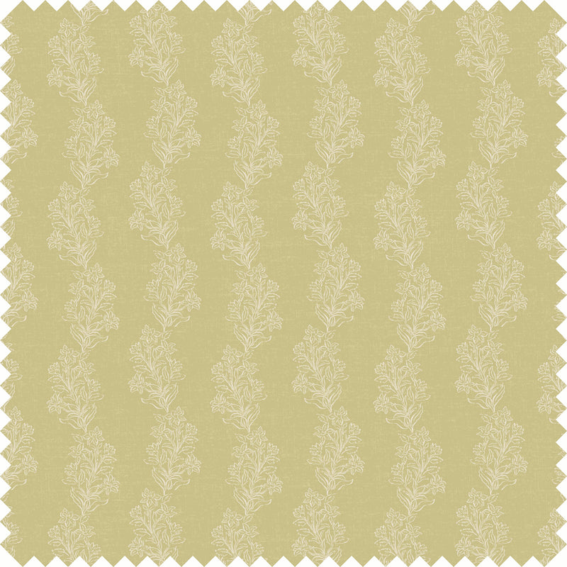 Heritage Vine Fabric in Litchen/Cream color