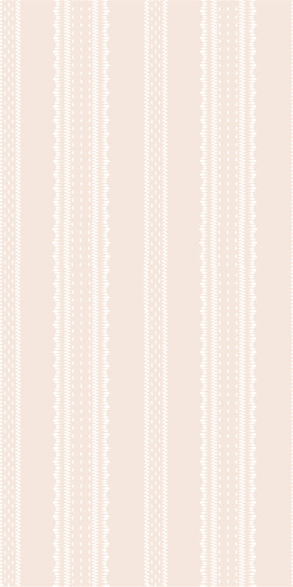 Image of Heritage Stripe in Pink Wallpaper