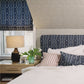 Idlewild Fabric in Deep Blue