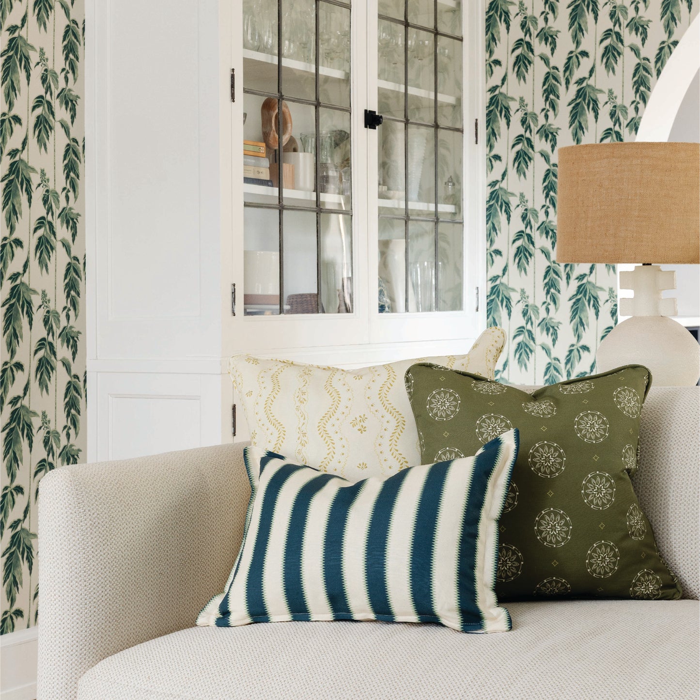 Idlewild Fabric Fabric in Cream