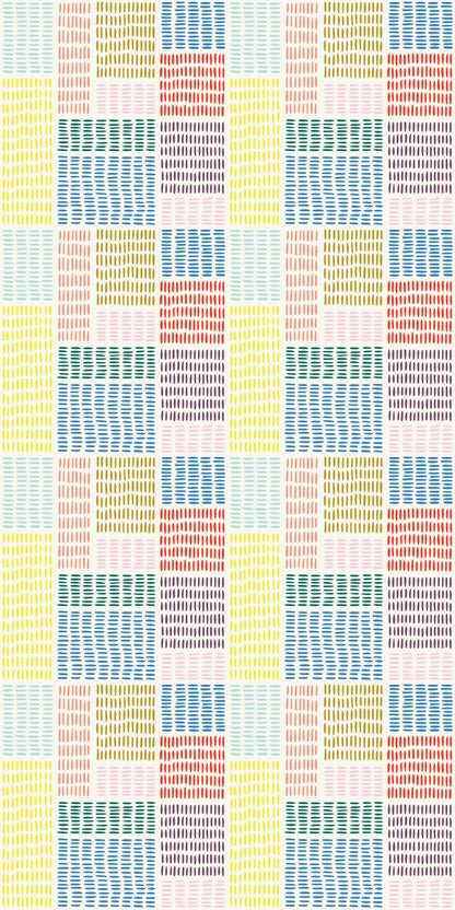 Image of In Petite Stitches in Multi Wallpaper