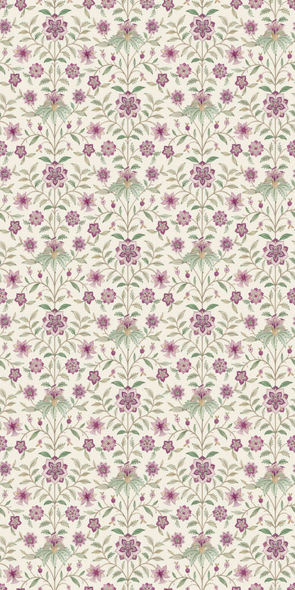 Image of Jaal in Tan/Purple Wallpaper