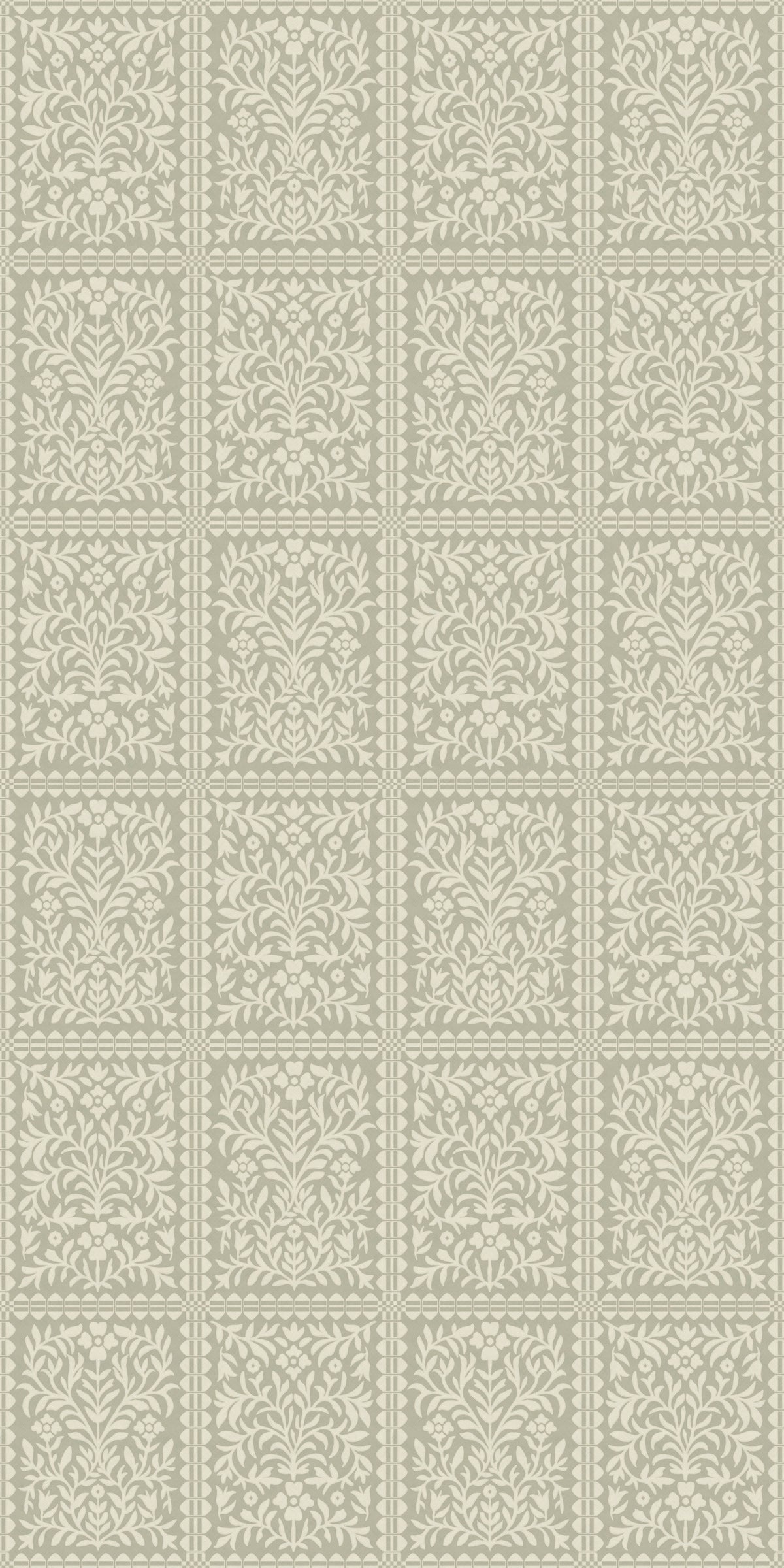 Keepsake Coverlette Wallpaper in Sage