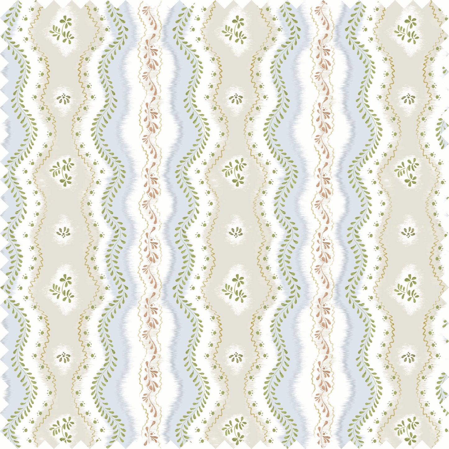 Kent Street Sheer Fabric Fabric in Multi