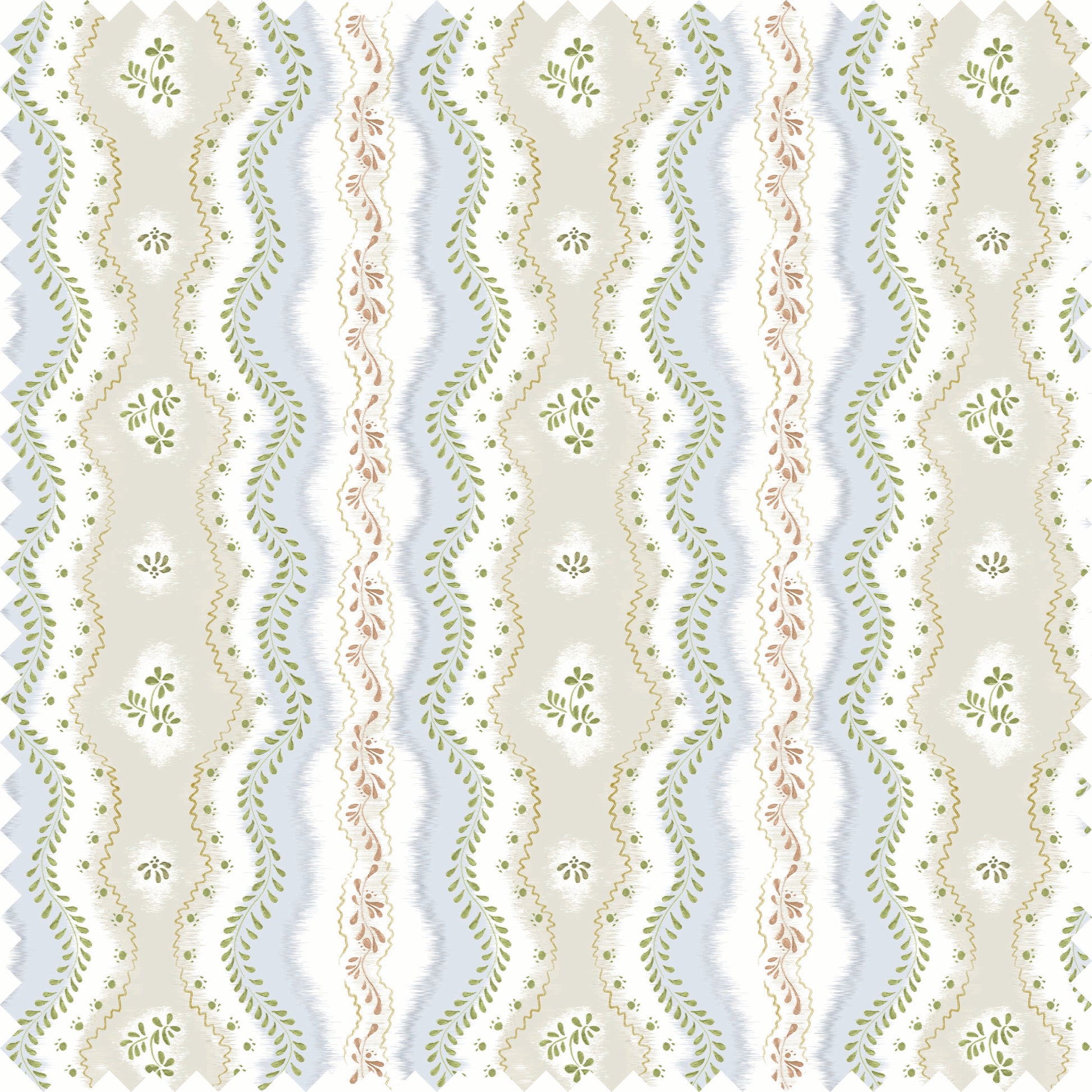 Kent Street Sheer Fabric Fabric in Multi