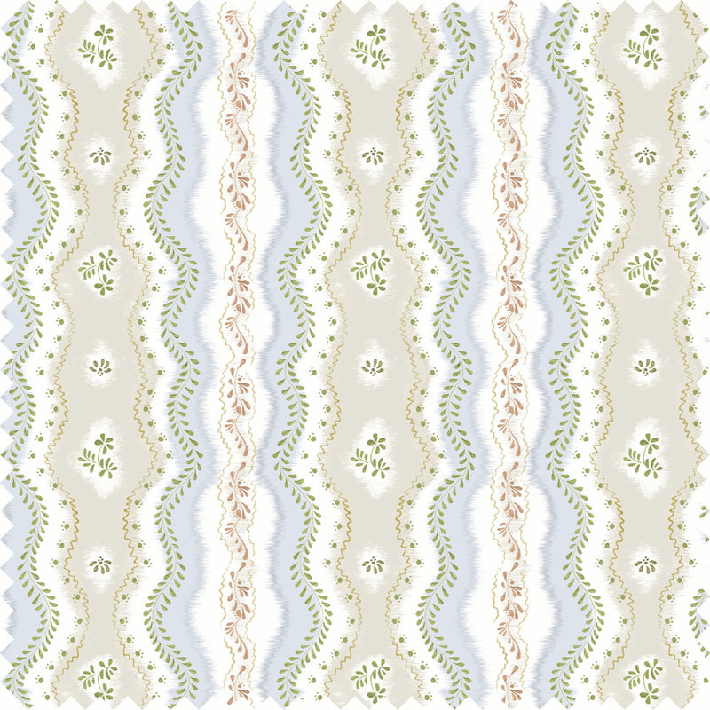 Kent Street Sheer Fabric in Multi color
